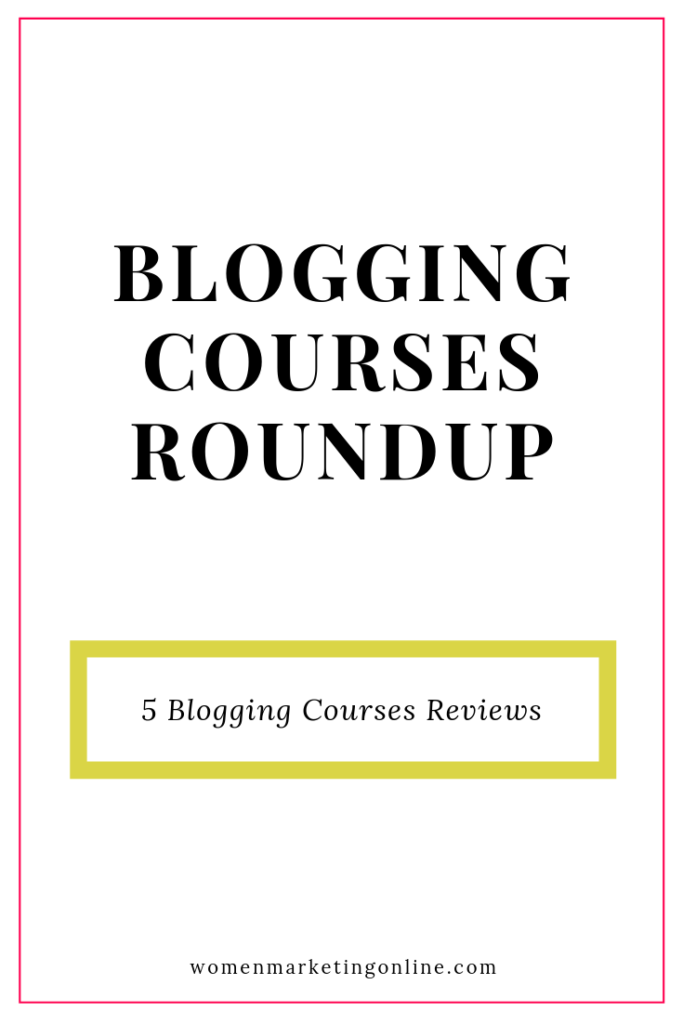 Blogging Courses